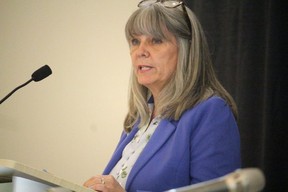 Alberta Party candidate for Sherwood Park Sue Timanson. Lindsay Morey/News Staff