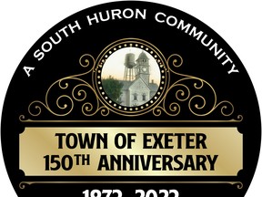 Exeter 150 logo