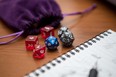 Some of the tools to use in role playing games like Dungeons and Dragons.