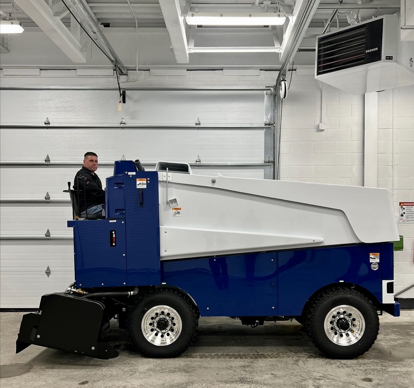 City's first 'green' electric ice resurfacing machine arrives The