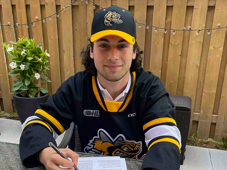 Defenceman Nathan Omeri signs with Sarnia Sting Blue Coastline