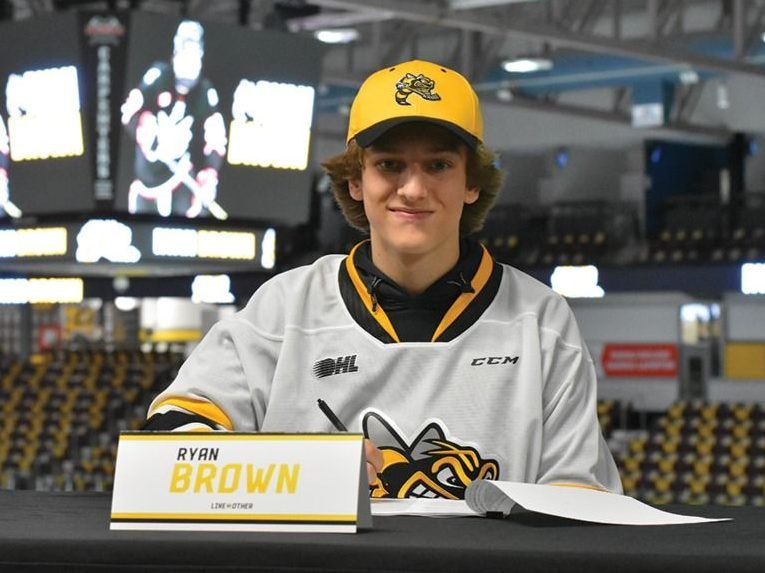 Firstround draft pick Ryan Brown signs with Sarnia Sting The Sarnia