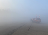 This is what the visibility looked like on Friday morning as thick fog and wildfire smoke mixed. Photo via Twitter