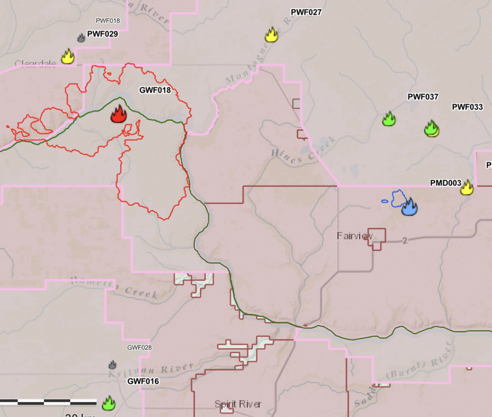 MAY 17 UPDATE - Wildfires In The Peace River And Fairview Areas | Peace ...