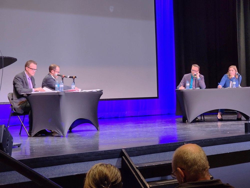 Airdrie’s MLA candidates cover hot topics at Bert Church Theatre