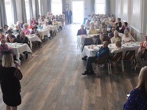The Asphodel Norwood Historical Committee and their event partner Community Care hosted a Royal Success last Saturday with their sold out Coronation Tea. Nearly 100 guests enjoyed an authentic English tea luncheon of sandwiches, desserts and tea while watching the actual coronation ceremony of Charles III on the Norwood Town Halls big screen. JEFF DORNAN