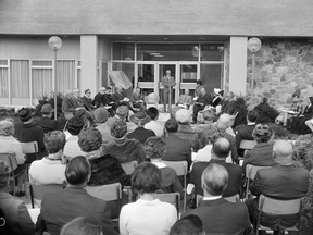 A file photo of the opening of 801 Fourth St. E. on Sept. 30, 1968 in Cornwall, Ont. Today the building is home to Chartwell McConnell Manor. Cornwall Standard-Freeholder/Postmedia Network