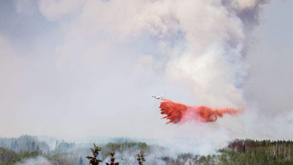 20 Firefighters In Grande Prairie And Fighting Dunes West Wildfire With Local Responders Peace 