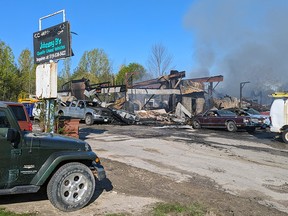 What's left of a popular auto repair business in Meaford