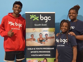Samuel, from left, Amarachi and Chioma enjoy their time spent at BGC South East.