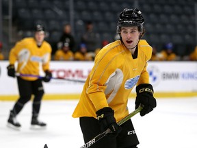 Kingston Frontenacs second round pick in the Ontario Hockey League Priority Selection Ethan Weir