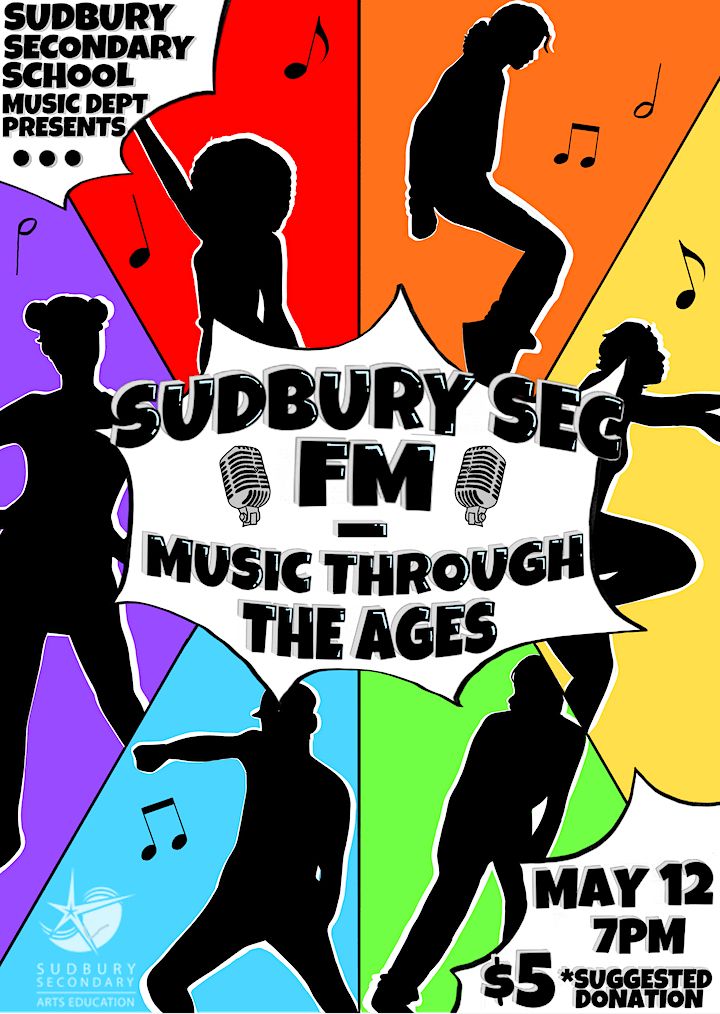 May 12 Sudbury Secondary presents 'Sudbury Sec FM, Music Through the