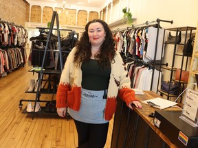 Assistant manager Kyraith Wright is shown at the ReFound Store in Sarnia.