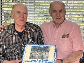 Jo and Larry Brennan, 85-year-old twins