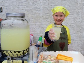 Zoey Wall participated in Lemonade Day in Whitecourt in 2022 with her stand Lovely Lemonade, set up outside IGA. Lovely Lemonade won ribbons for best tasting lemonade, best lemonade stand and area entrepreneur of the year.