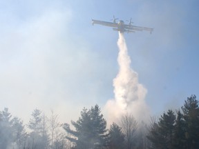 Asap dari kebakaran hutan di Ontario utara dan Quebec telah menyebabkan masalah kualitas udara.  (foto file media pos)