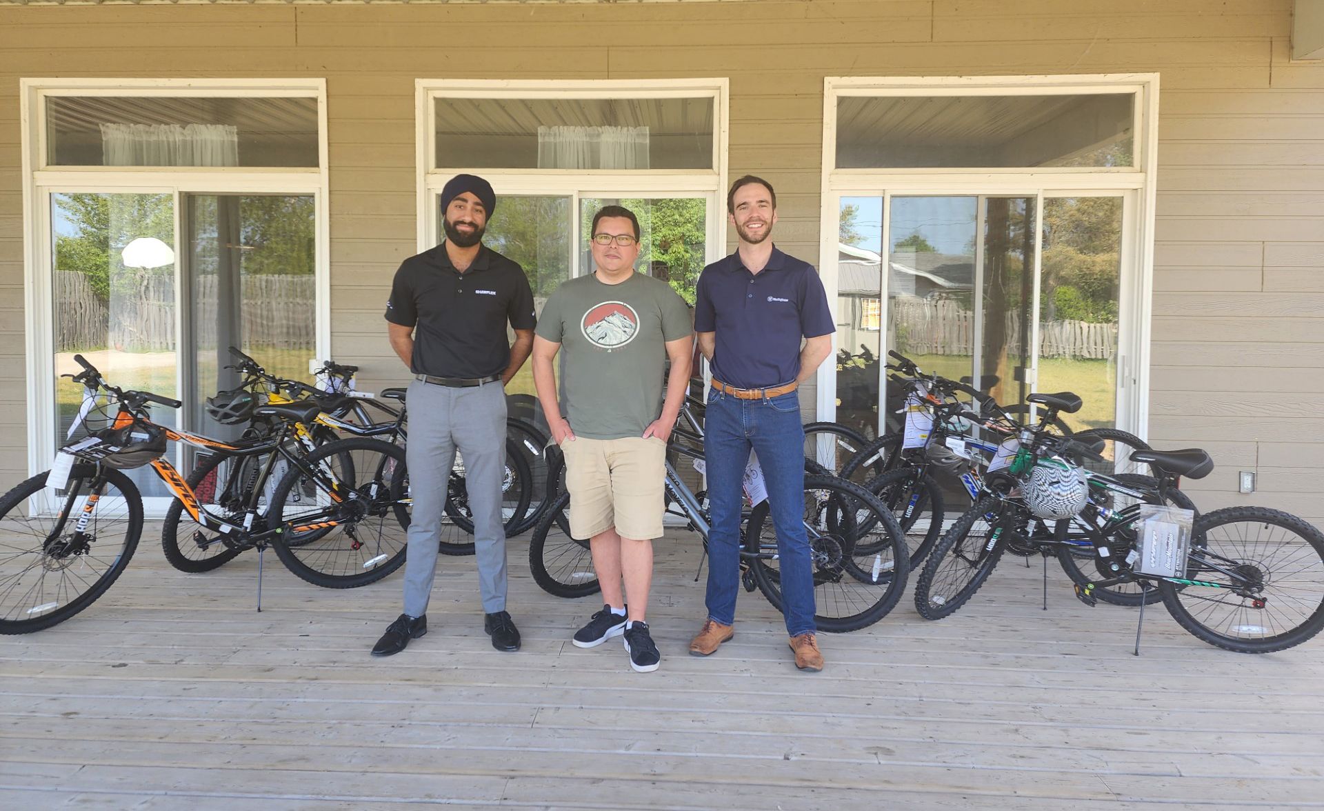 Two Lake Huron Gran Fondo sponsors donated 6,000 to buy bikes for 19