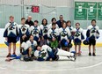 Sudbury Rockhounds U15 players and staff pose for a team photo