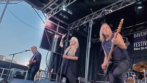 Sass Jordan performing at the RavenWood Music Festival on Saturday, June 24. Lindsay Morey/News Staff