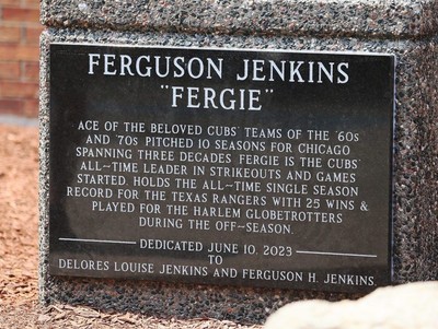 Ferguson Fergie Jenkins Signed Texas Rangers Jersey Inscribed