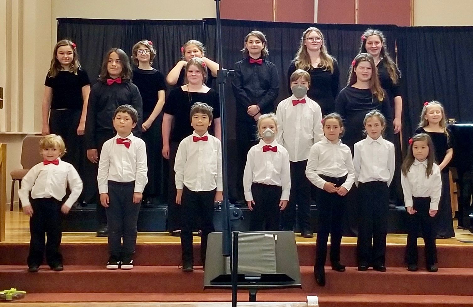 Local kids’ choir composed songs, while researcher observed