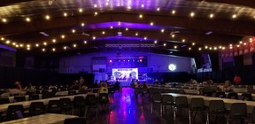 The Paisley arena shortly after the doors opened in the afternoon at Paisley Bluesfest on Saturday, June 3, 2023 in Paisley, Ont. (Scott Dunn/The Sun Times/Postmedia Network)