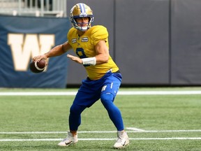 Blue Bombers quarterback Zach Collaros has thrown for 321 yards per game through two weeks of the CFL season.