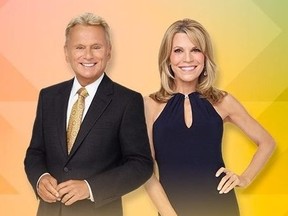 Wheel of Fortune cultural icons Pat Sajak and Vanna White.