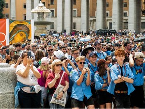 Angelus prayer crowd at the Vatican, June 4, 2023