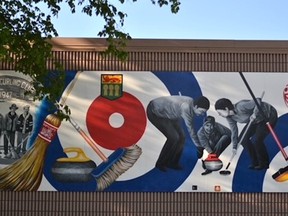 New mural related to curling