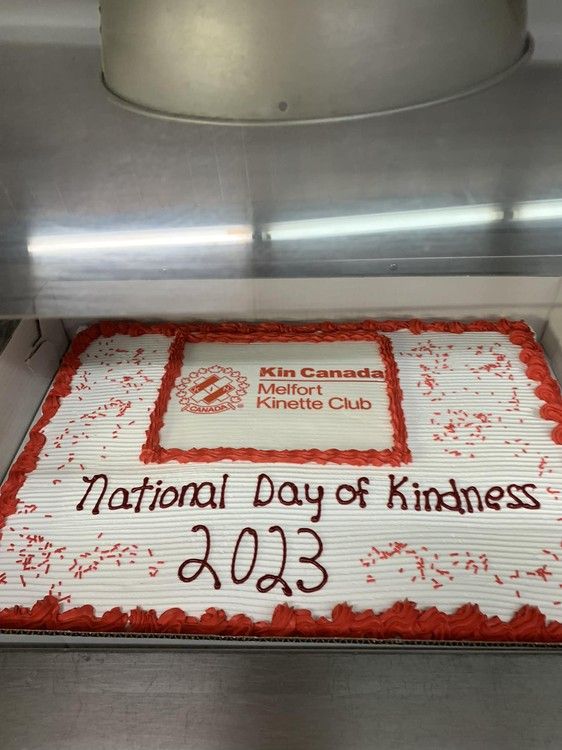 A National Day of Kindness cake
