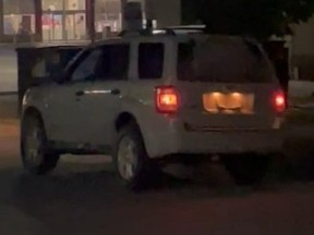Police are looking for help identifying a suspect vehicle.