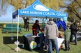 Lake Huron coast cleanup in July