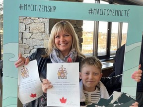Mila Wagner and her son, Nikita, became Canadian citizens this past April.