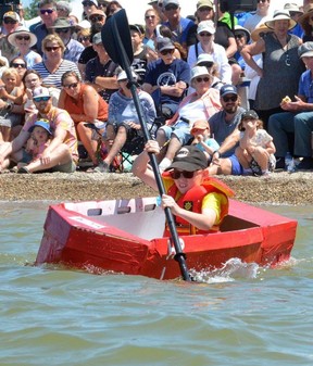 Cardboard boat races bigger than ever at Southampton festival