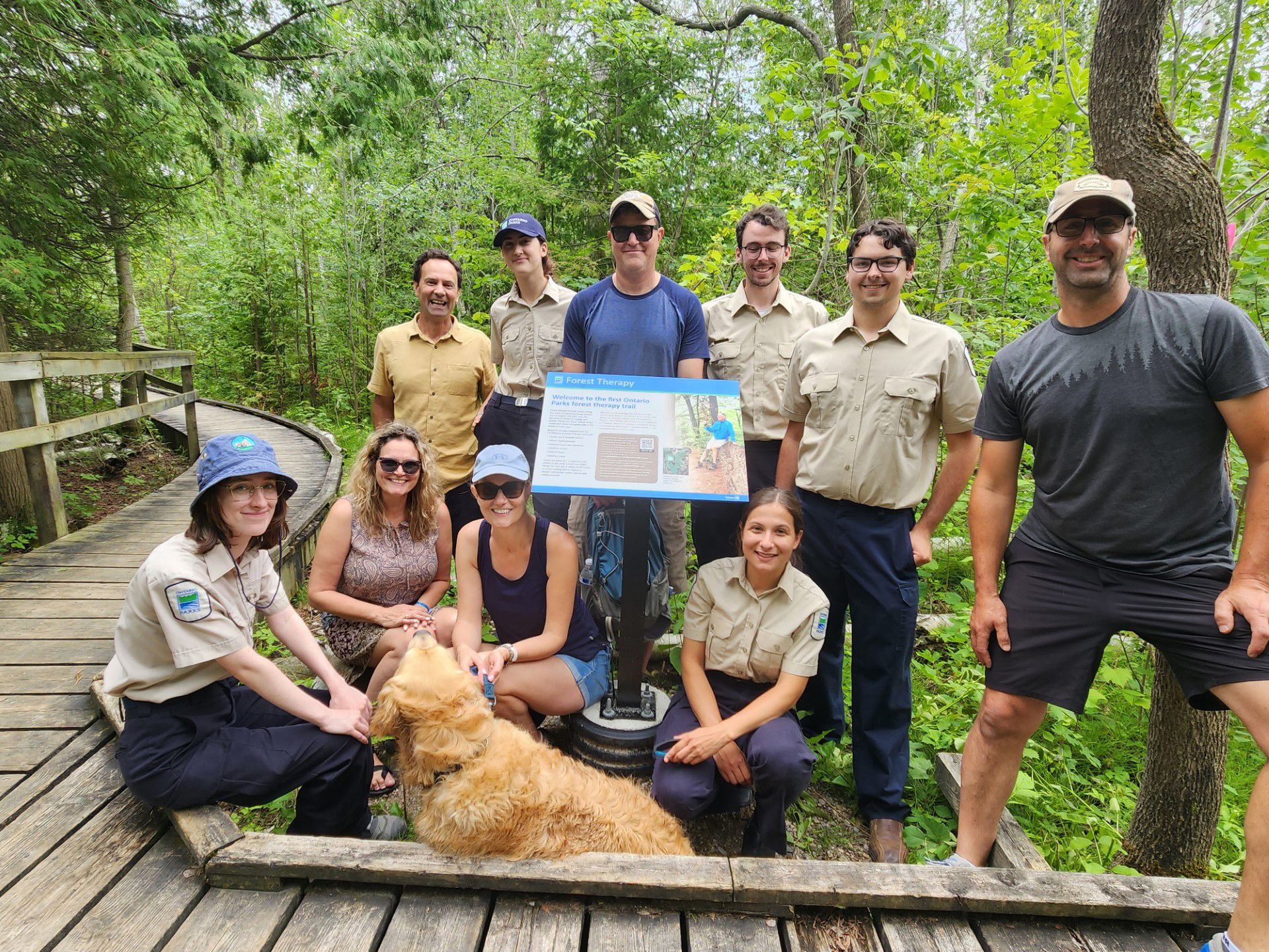 a forest therapy mindset at MacGregor Point Provincial Park