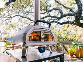 The Ooni Karu pizza oven can also roast meat, sear vegetables, or bake bread.