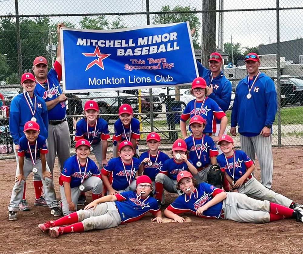 Two Mitchell baseball teams win tournaments Mitchell Advocate