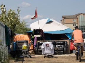 homeless camp