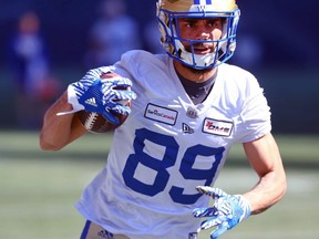 Bombers receiver Kenny Lawler came back from a six-game absence and caught seven passes for 93 yards.