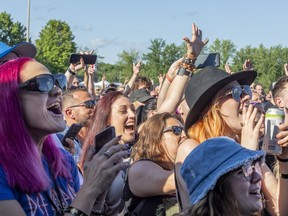 Fans react to Bif Naked performing at CrewFest in Brantford