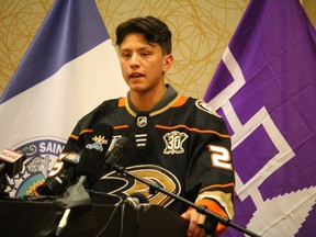 Carey Terrance taken by Anaheim Ducks in second round of NHL draft
