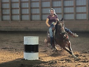 Wacey Nickel and Vegas competed in the Bohnet's Barrel Barn Saddle Series on July 18.