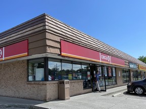 The Circle K at Cathcart Boulevard and Colborne Road in Sarnia was robbed Sunday