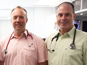 Doctors John O'Mahony and Sean Peterson