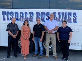 Tisdale Bus donation