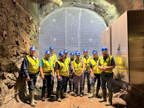 A delegation of South Bruce community members, council and municipal staff tour the Onkalo Spent Nuclear Fuel Repository in Finland. South Bruce photo