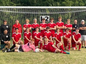Whitecourt Minor Soccer's U19 boys team won silver at the Alberta Soccer provincial championships in Tier 4, held in Cold Lake July 7 to 9.