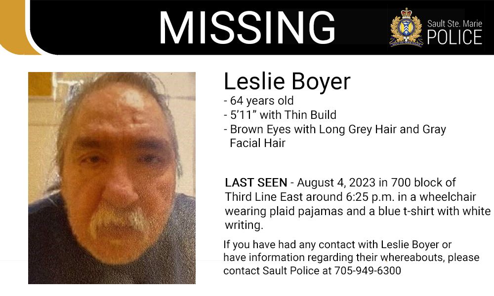 Sault Ste. Marie Man In Wheelchair Is Missing | Sault Star