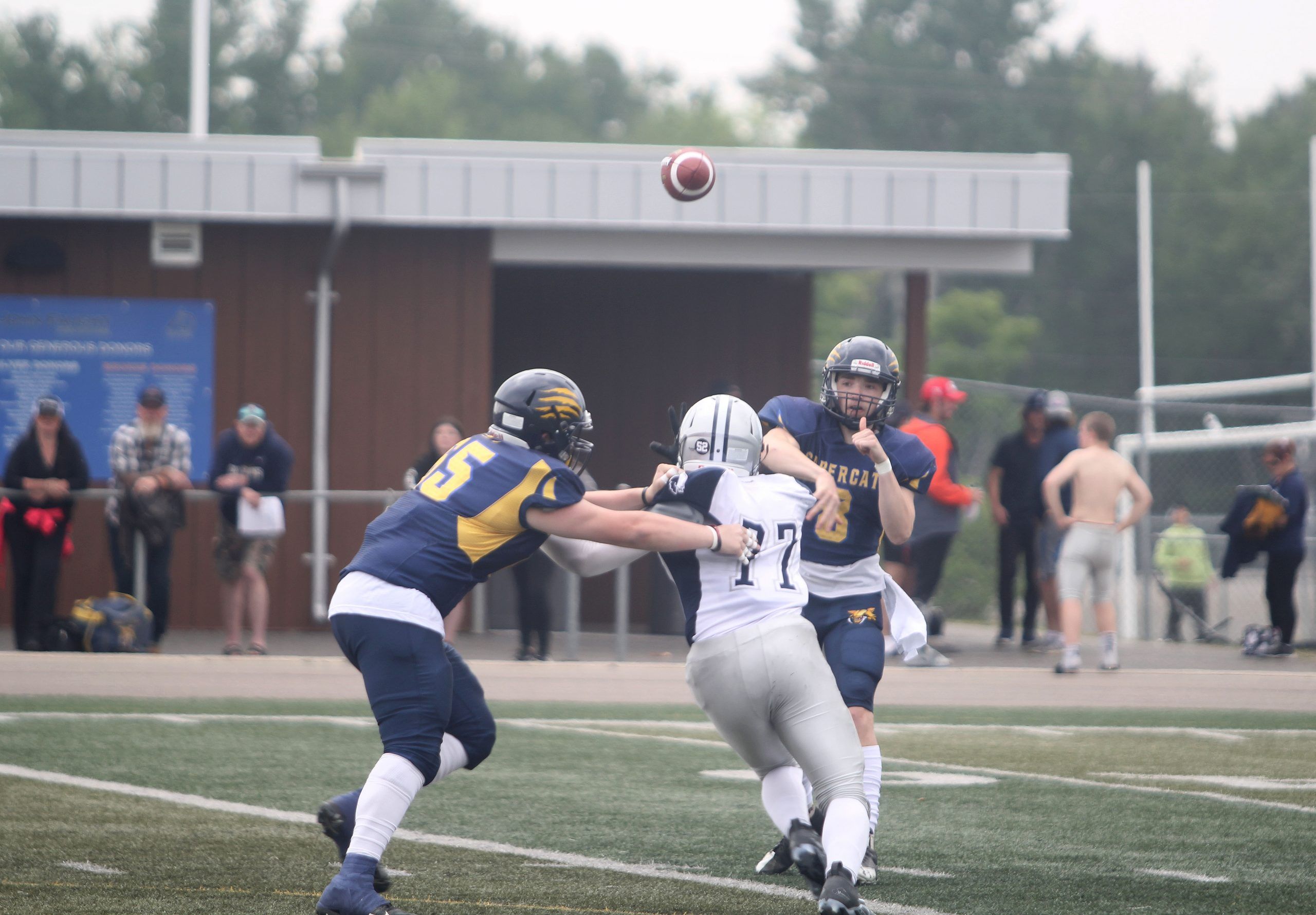 Sault Sabercats win OSFL AA title in win over the Sarnia Sturgeon North Bay Nugget